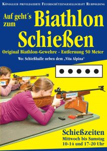 Biathlon Gästeschießen @ Schützenhalle Ruhpolding